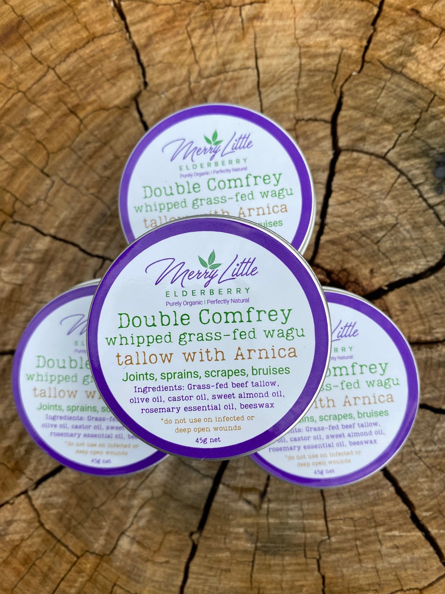 Double Comfrey Whipped Tallow Balm – Deeply Nourishing & Restorative