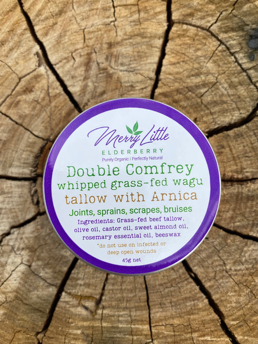 Double Comfrey Whipped Tallow Balm – Deeply Nourishing & Restorative
