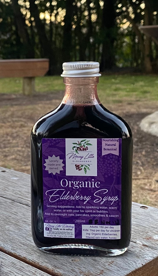 Organic Elderberry Syrup – 250ml – Natural Immune Support