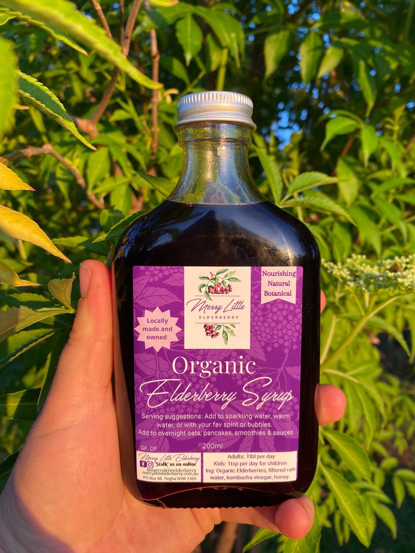 Organic Elderberry Syrup – 250ml – Natural Immune Support
